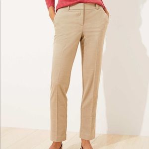 NWT loft brushed flannel slim pencil pants slacks